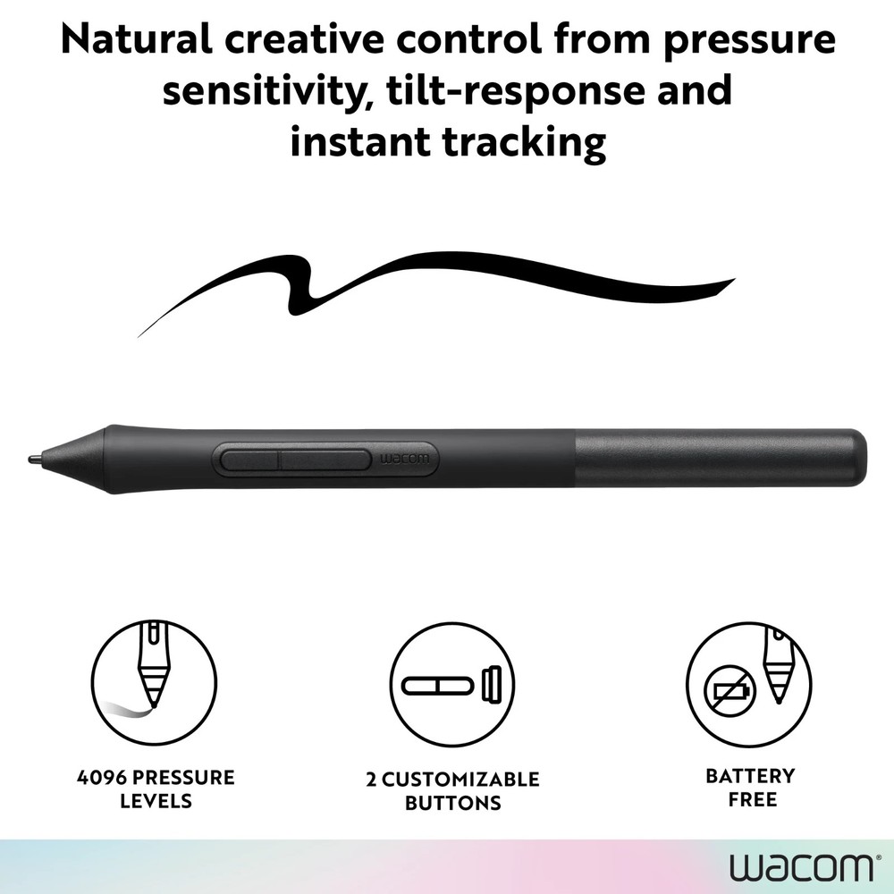 Wacom 4K Pen for Intuos, black computer