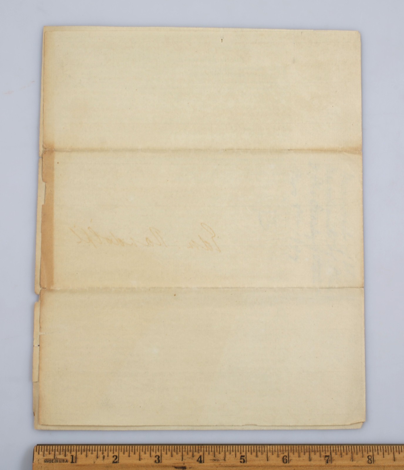 1794 Printed Letters Thomas Fitzsimmons to Sec. of State Post War Jay Treaty