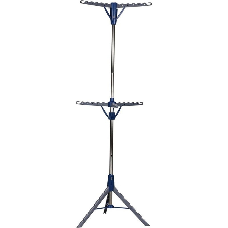 Collapsible Portable Clothes Dryer Folding Laundry Rack Adjustable Height New
