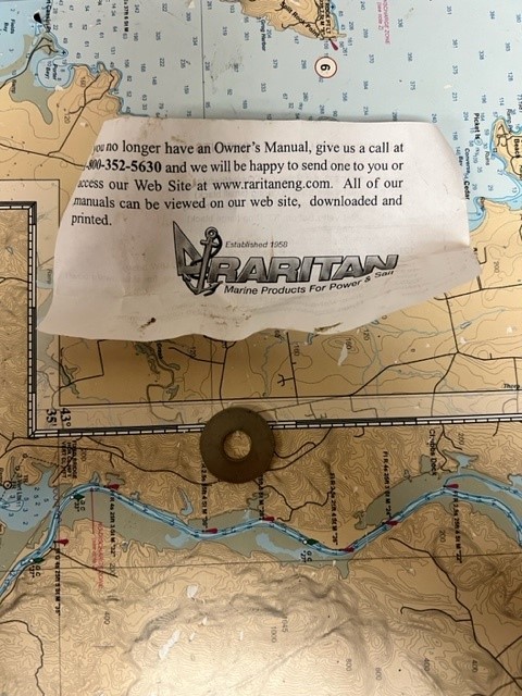 Raritan #1316 Piston O-Ring.