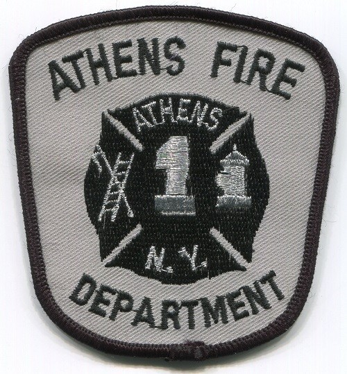 NEW YORK - Athens Fire Dept.  *Old Style* - [Shoulder Patch]