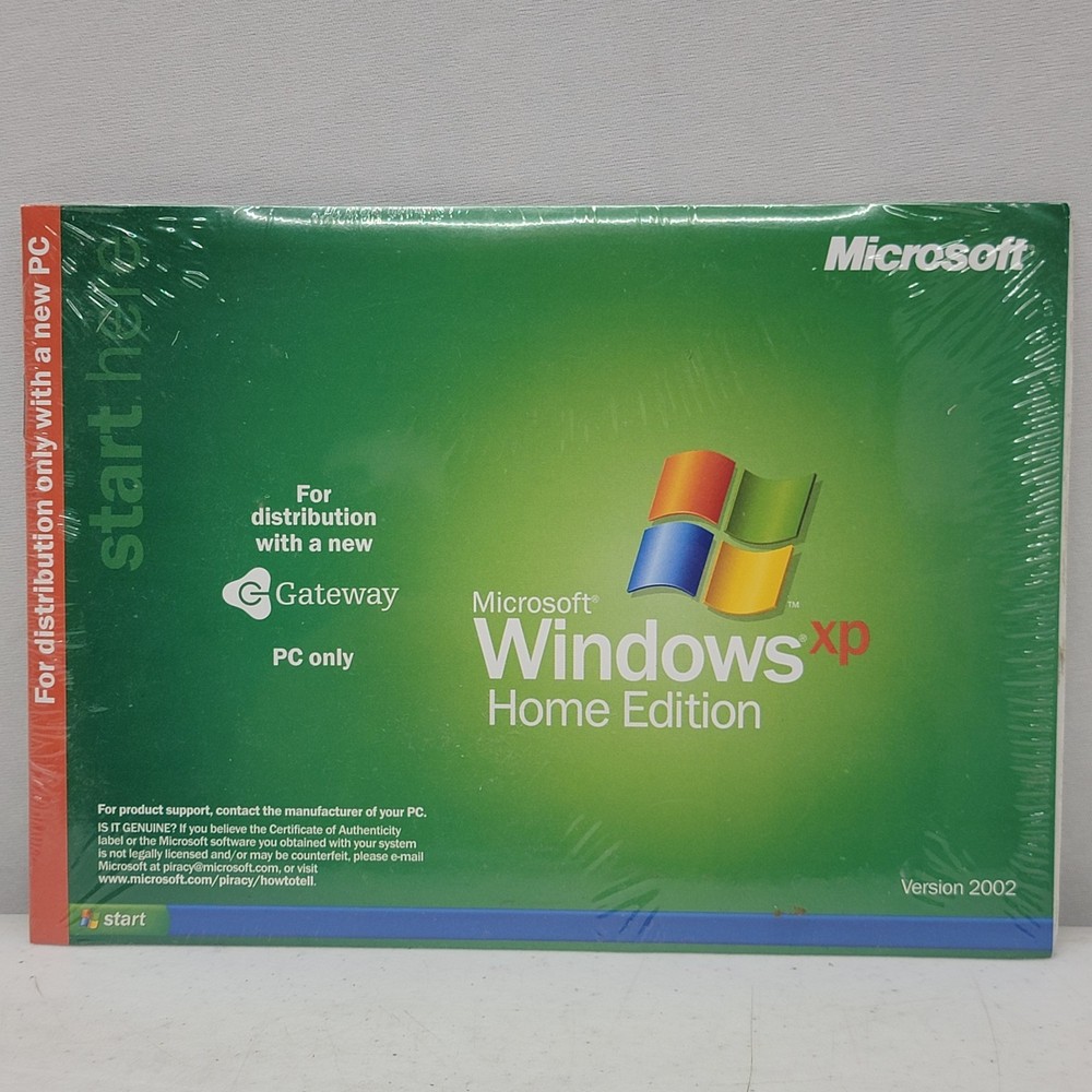Gateway Computer Microsoft Windows XP PC Operating System Disc 2002 Version 1.0