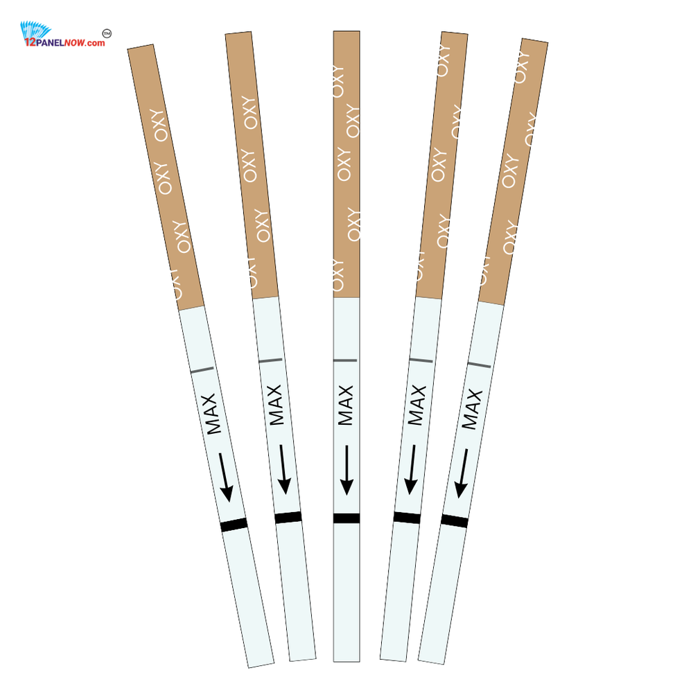 [25 Pack] OXY/Oxycodone Urine Drug Test Strips, Easy-Use, Accurate,