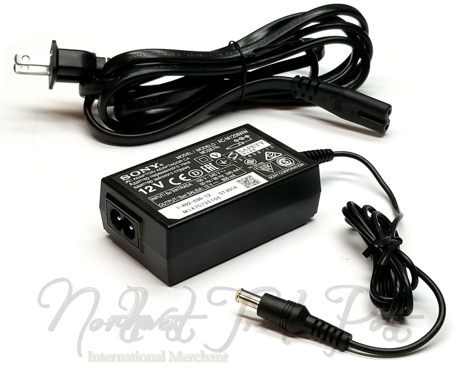 Genuine 12V AC Adapter for Sony Blu-Ray Disc DVD Player Power Supply Cord Cable
