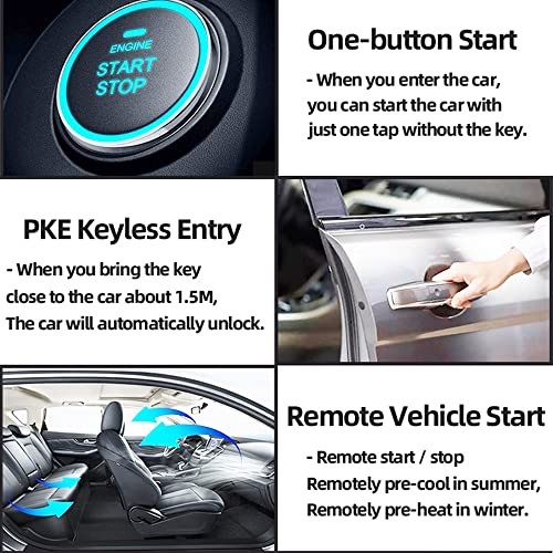 Car Keyless Entry System PKE Mode Remote Control Intelligent Alarm System