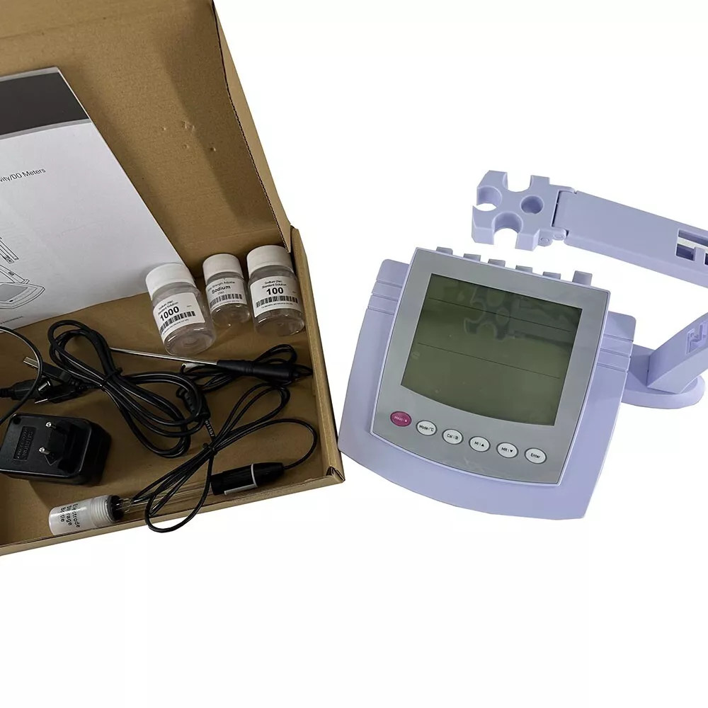 Fluoride Ion Meter with Standard Solution 2-5 Point Calibration Range ±1999.9mV