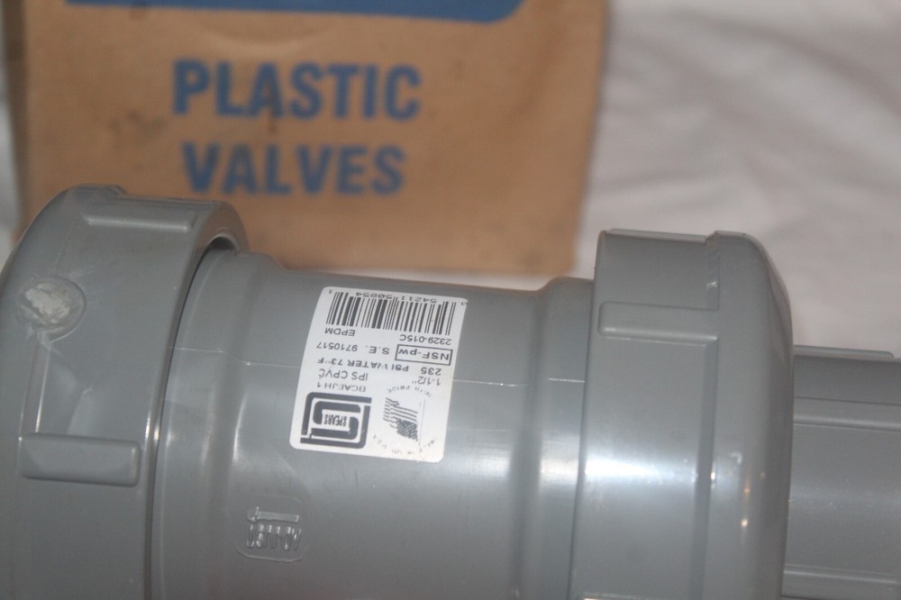 NEW Spears Plastic Valve True Union Valve Socket/Thread 2329-015c