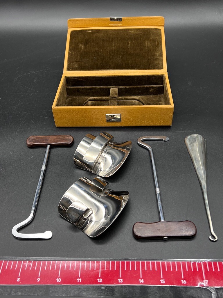 Abercrombie & Fitch Equestrian Riding Boot Lift Made in England in Pigskin Box