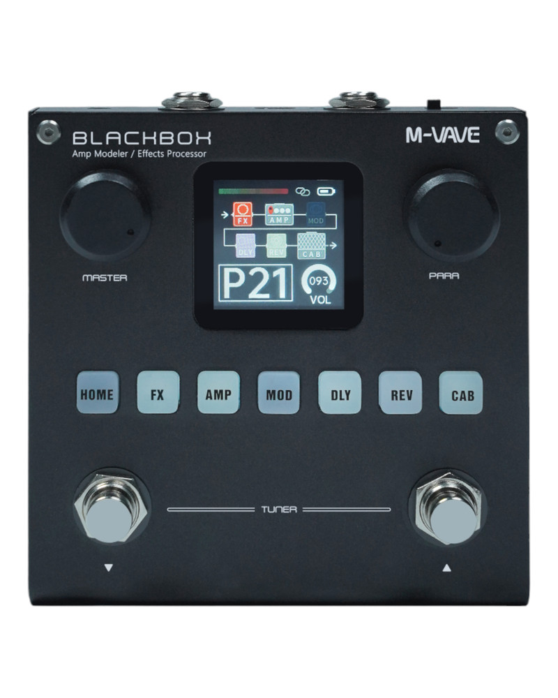 M-Vave BLACKBOX Guitar / Bass AMP Modeler Multi-Effects Processor,  Rechargeable