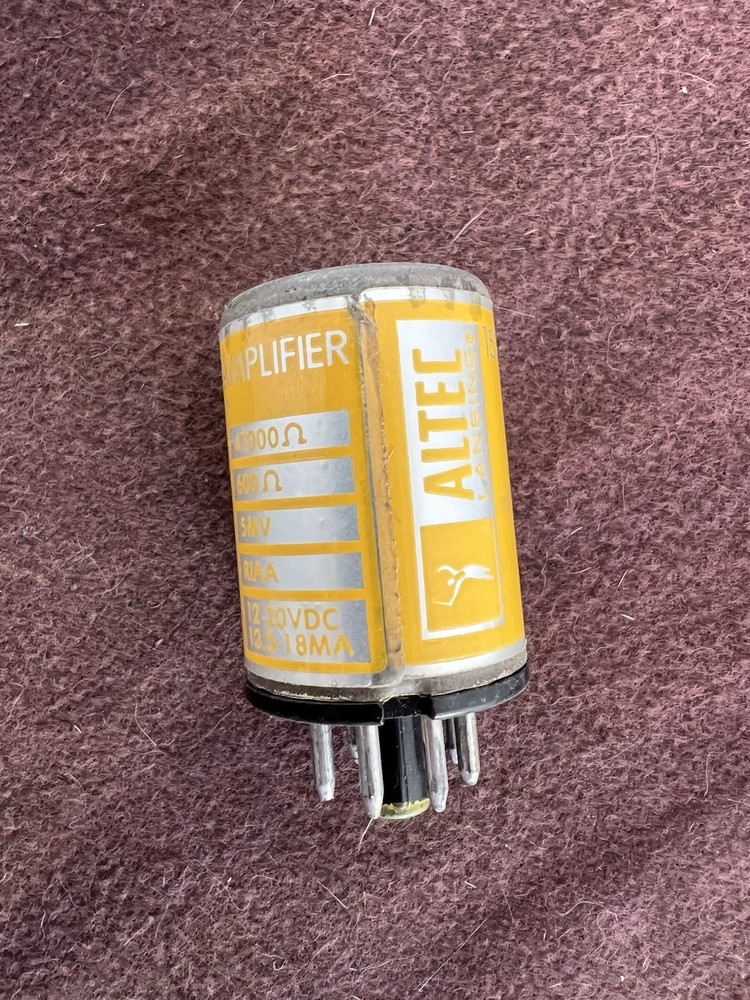 Vintage Altec 1579B Equalizer Transistor Amplifier Transformer Untested AS IS