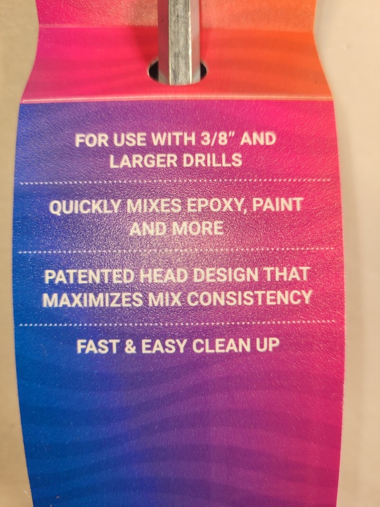 Better Boat Epoxy Mixer and Paint Mixer Drill Attachment