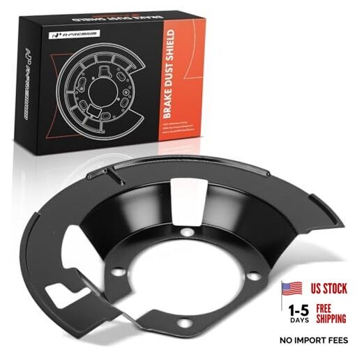 Front Driver Side Brake Dust Shield Compatible with Dodge Models - Front Left