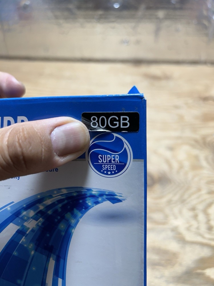 Super Speed 80GB 2.5" Basic Storage External Hard Drive - New in Box