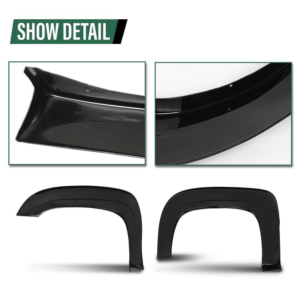 [4pcs] Fit For 2007-2013 Chevrolet Chevy Avalanche Wheel Fender Flares