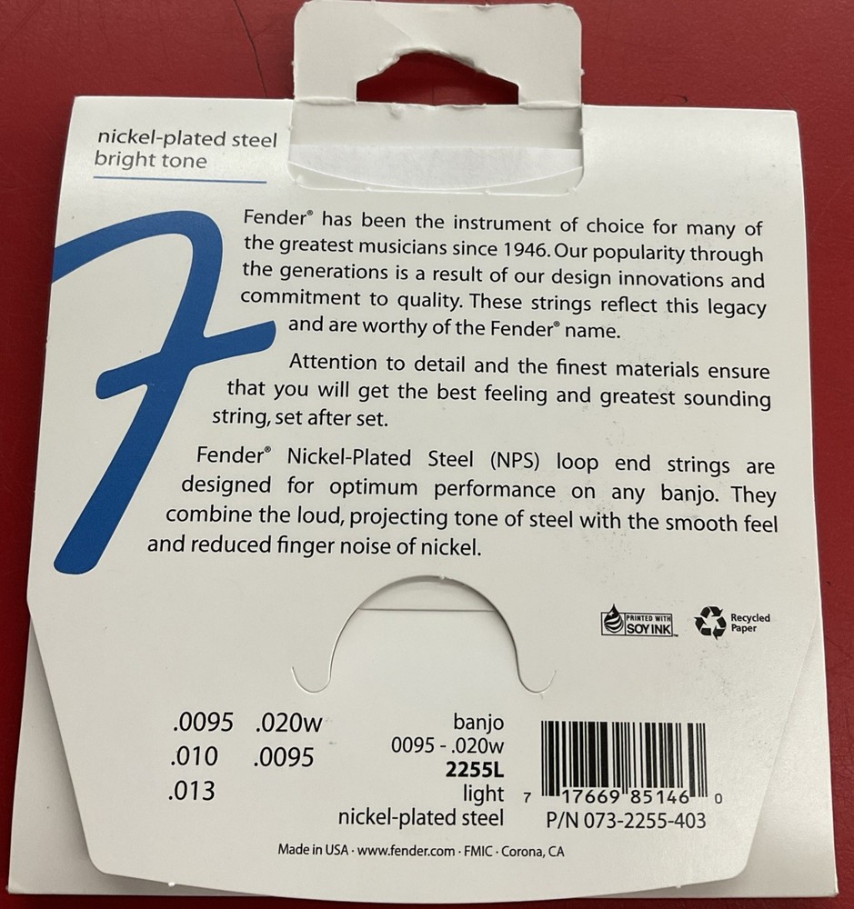 Fender Banjo 5 Strings