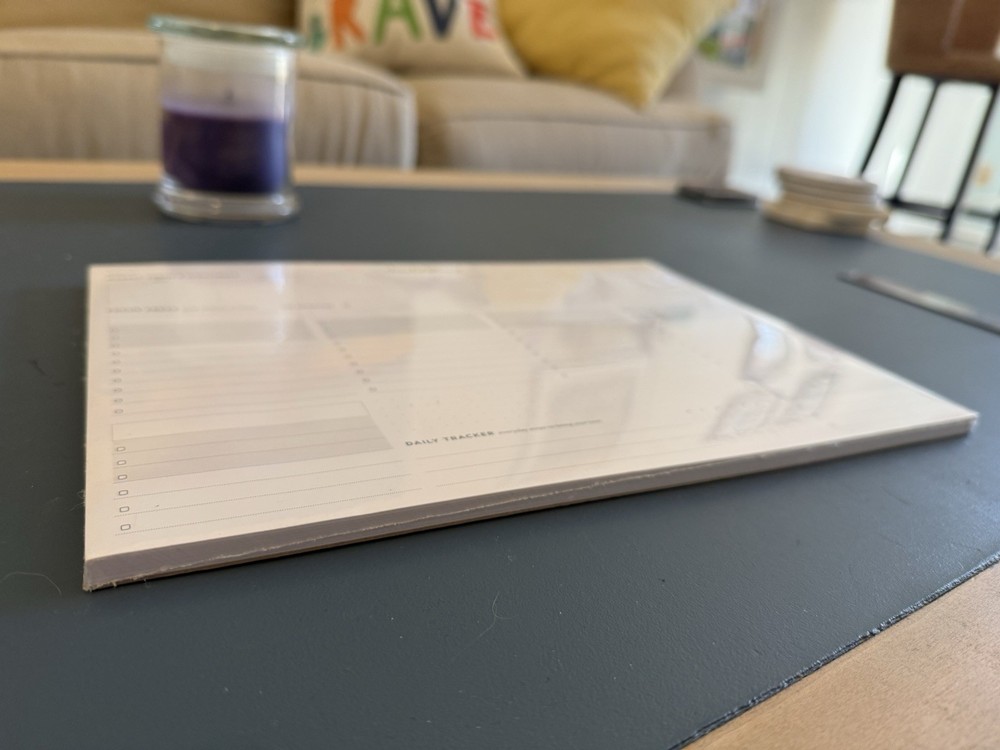 Ink+Volt Weekly Dashboard Desk Pad Planner Letter Size with Task Tracker