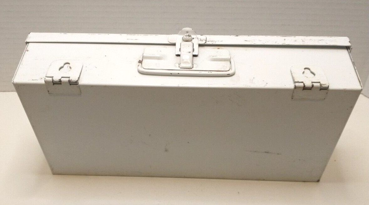 Vintage - North First Aid Kit - Metal Storage with Contents and 1st Aid Guide