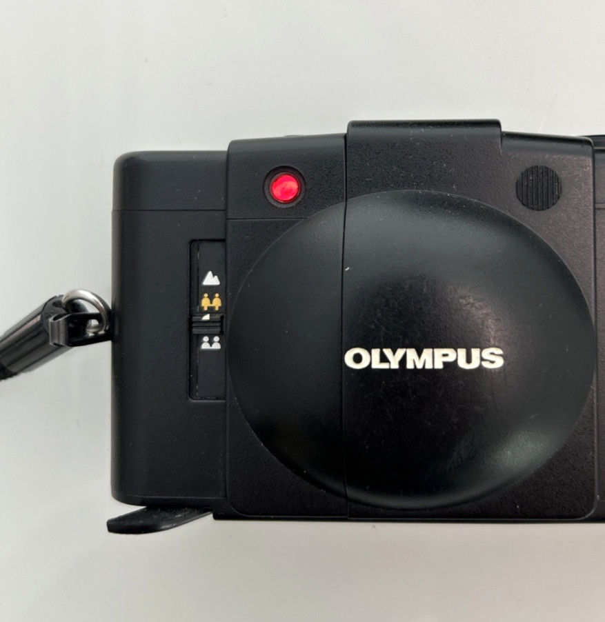 Olympus XA2 + A16 Flash Black Point & Shoot Camera, Case, Strap, IB - Working