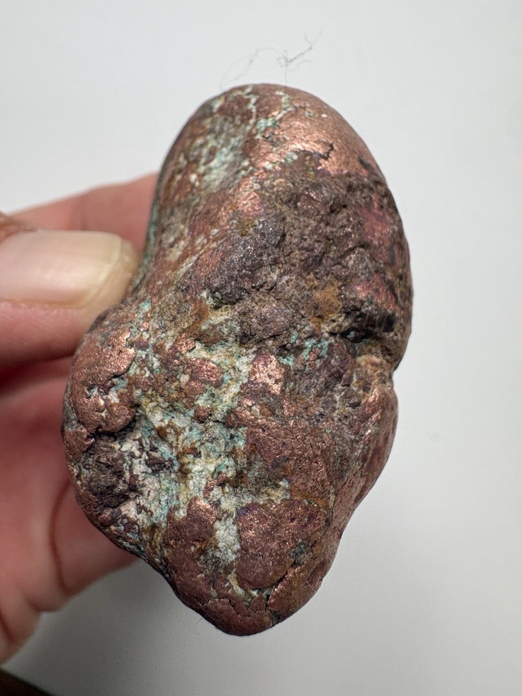 Pure Solid Native Michigan Float Copper Mineral Display Specimen Upper Peninsula