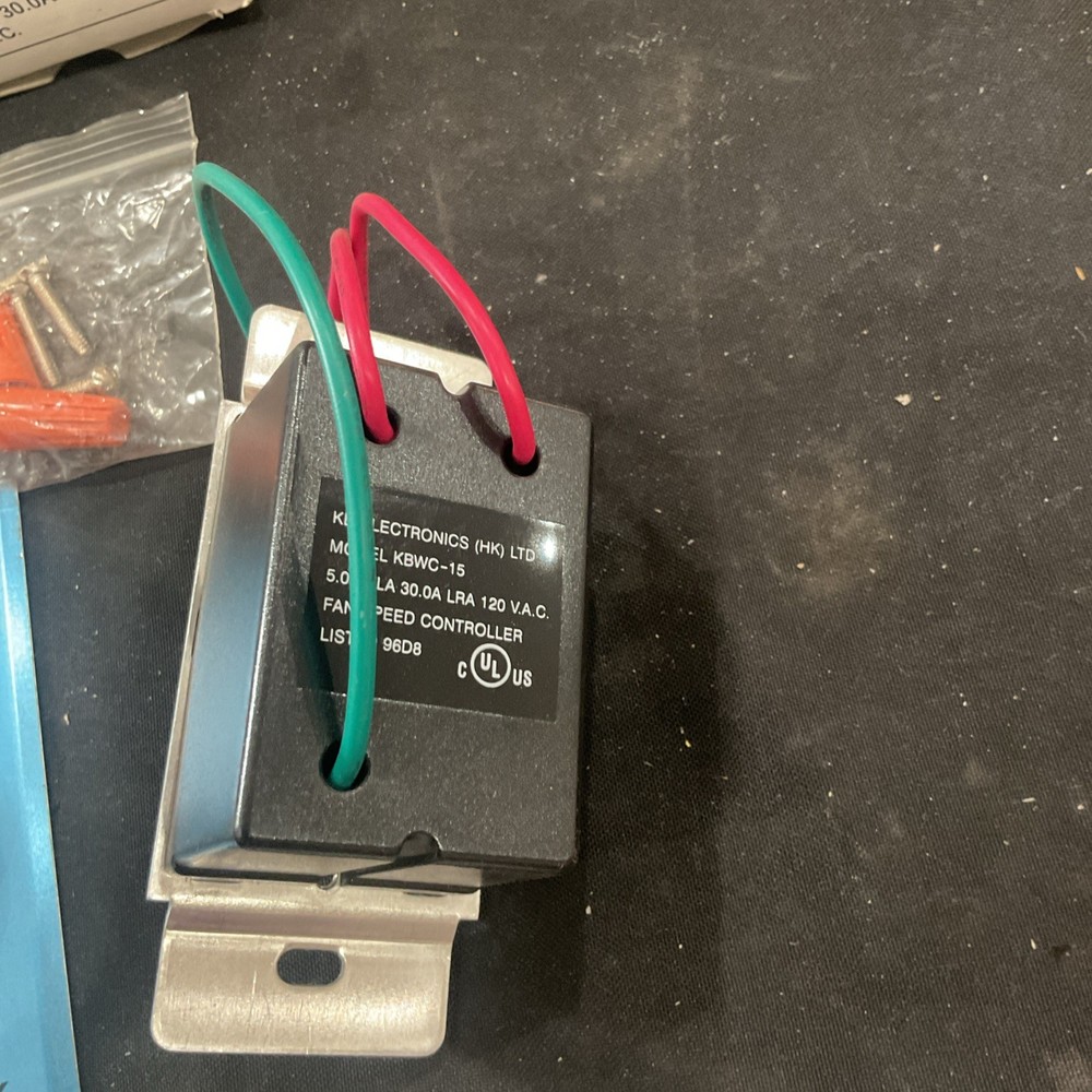 KB Electronics KBWC-15K Solid State Motor Speed Control 5A 120V AC, 1 Pack S7