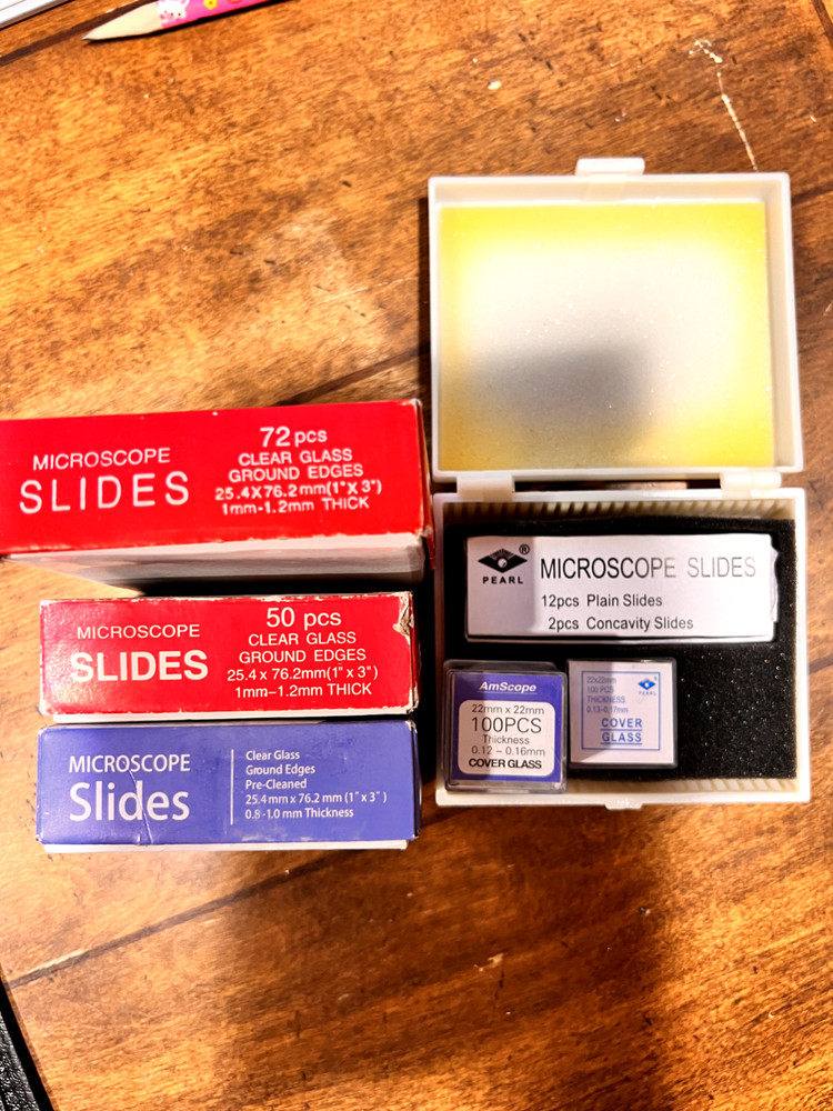 Microscope Slides 5 Multi Sets