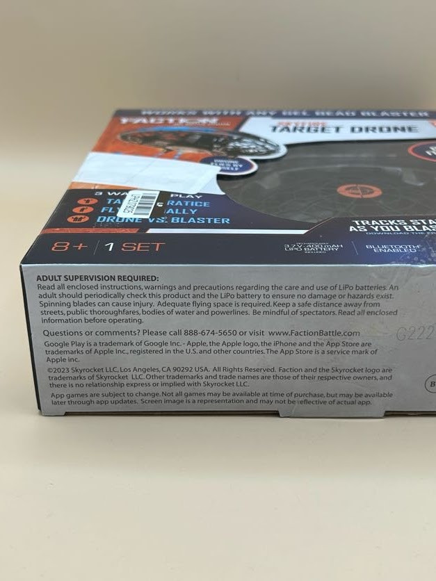 Faction Gel Battle System Skyfire Target Drone, Blast It Down! ~ Brand New