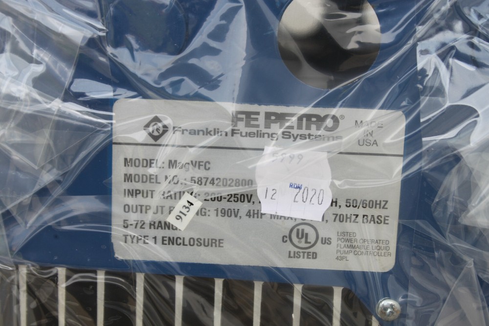 NEW Franklin Fueling Systems FE PETRO MAG-VFC Mag Variable Frequency Controller