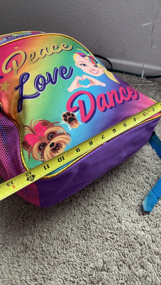 Nickelodeon Jojo Siwa Peace And Love Dance Backpack