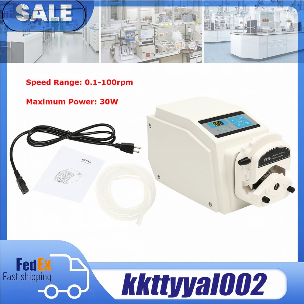 Industrial Variable Speed Liquid Metering Pump Peristaltic Pump High Precision