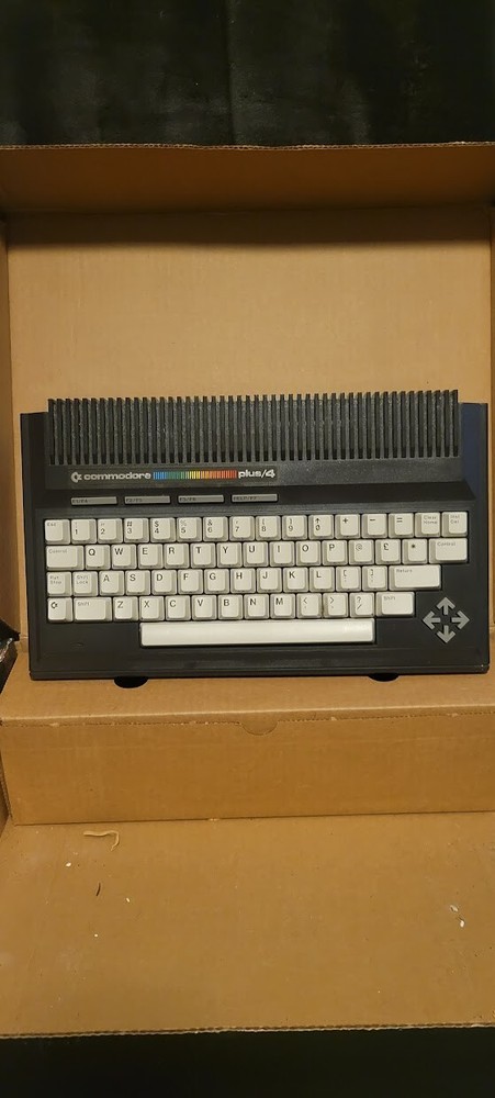 COMPLETE Vintage Commodore Plus 4 Computer With Box & Accessories