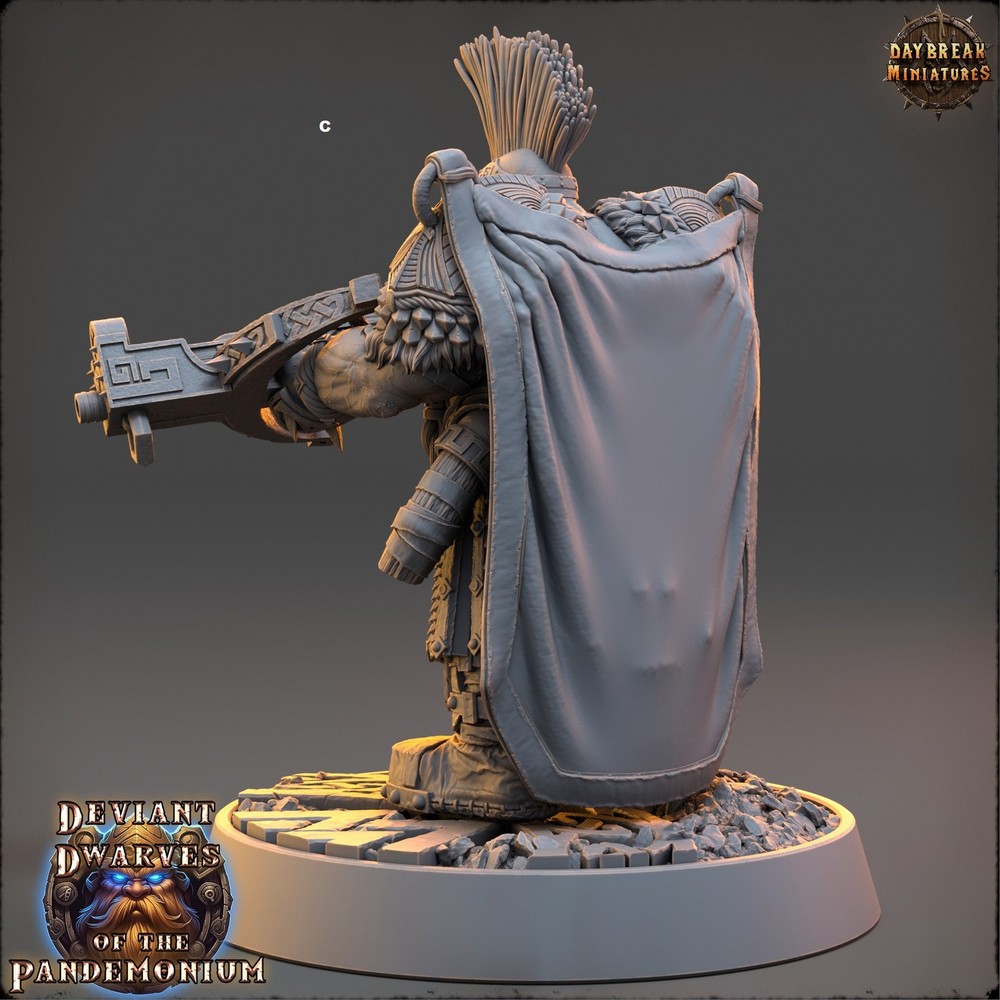 Deviant Dwarf Warrior | DayBreak Miniatures