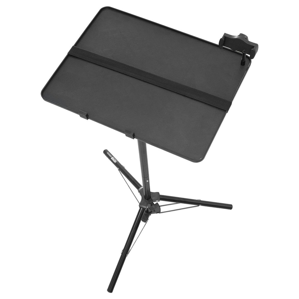 Efficient Projector Stand with Base Tray 26.97-63in 22lb Load Black