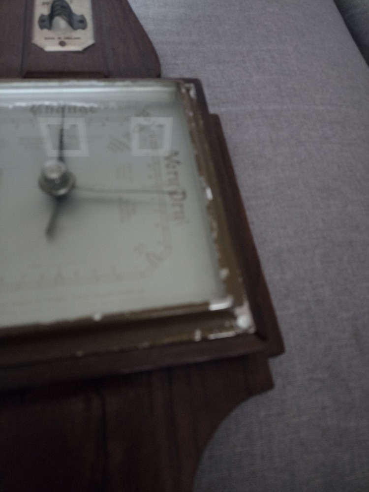 Vintage British Barometer - Missing Thermometer