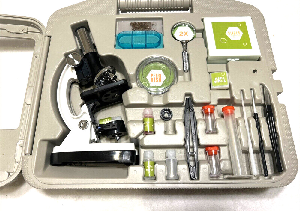 Microscope Childrens 28 Piece Beginner Microscope Kit Celestron #44123 NEW
