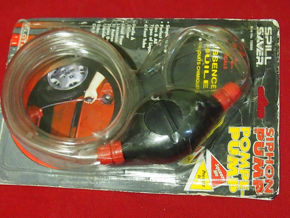 Spill Saver Siphon Pump New