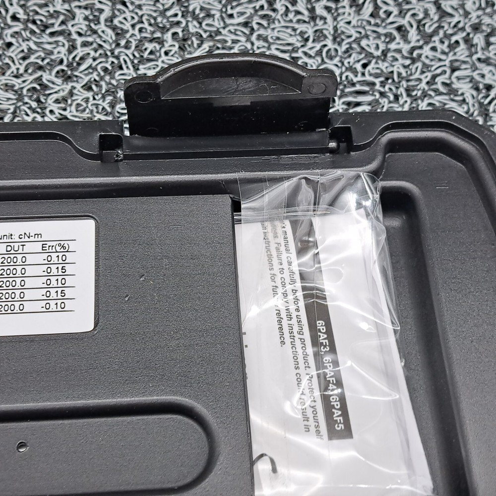 Westward 6PAF4 Torque Driver, 1/4"