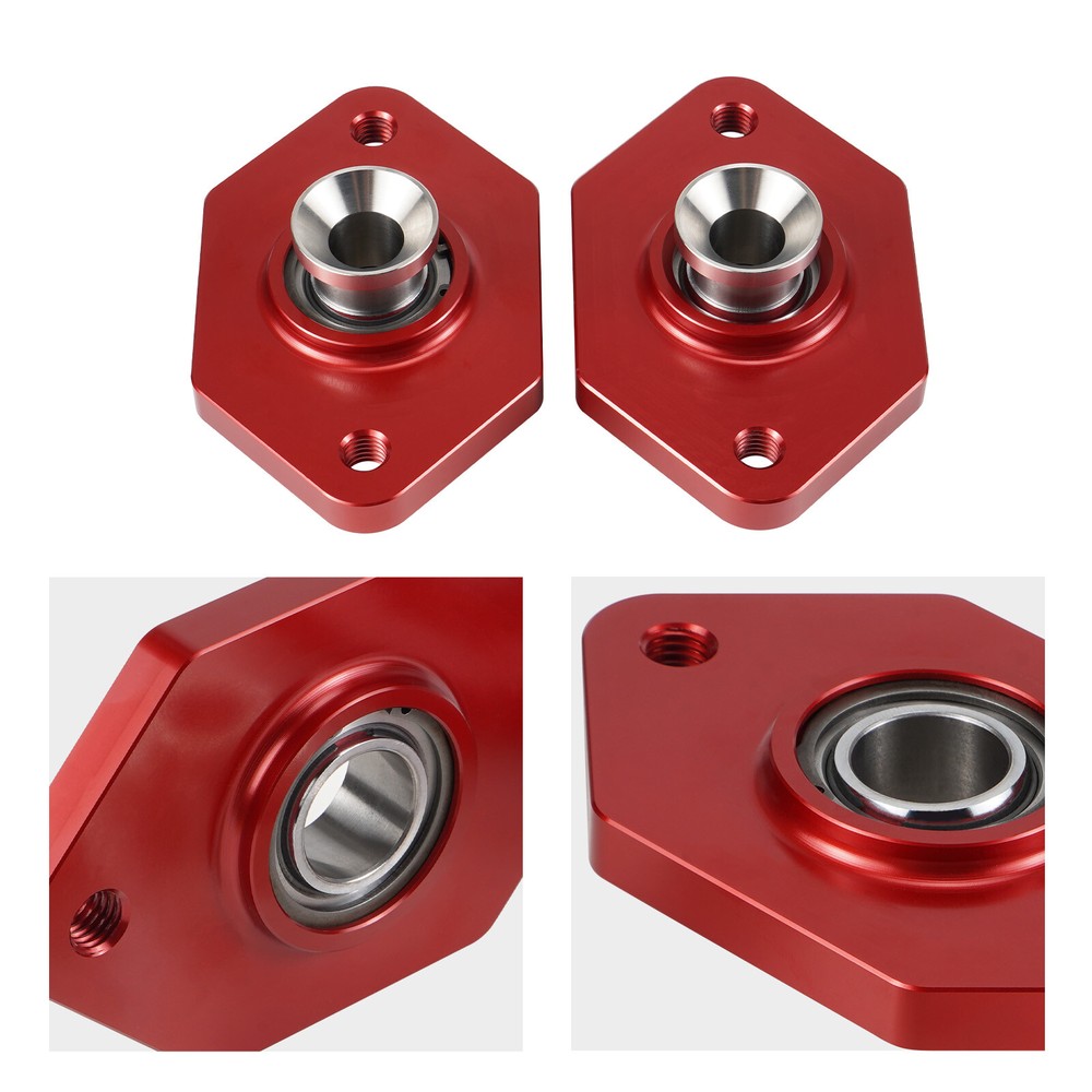 Rear Lower Shock Mounts W/ Ball Inserts For BMW E81 E82 E87 E88 E90 E91 E92 E93