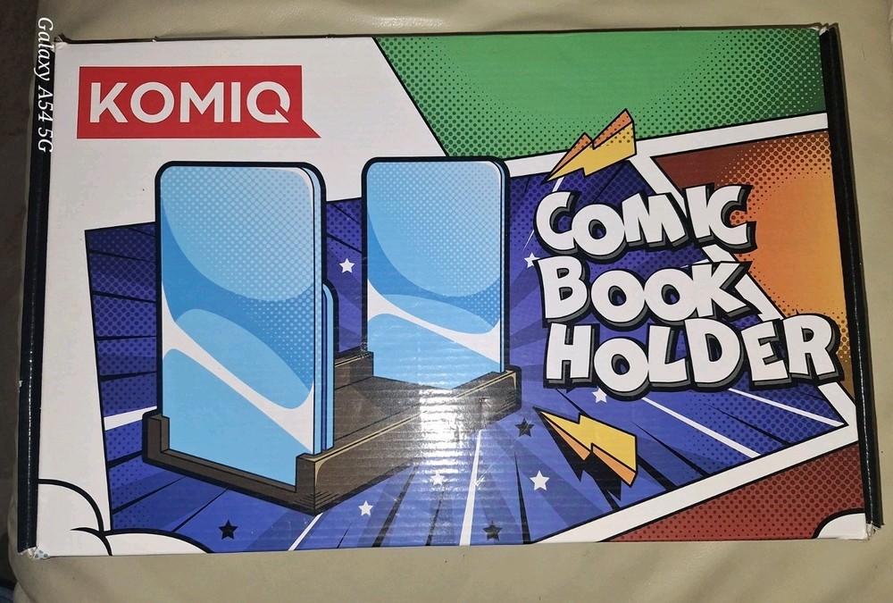 KOMIQ Comic Book Holder Holds Up To 100 Comics!!!