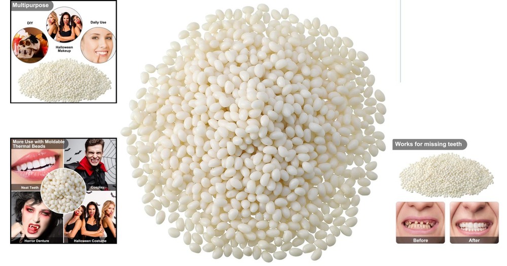 Fast Curing 100g Moldable Beads - Temporary Solutions for Dental Aesthetics