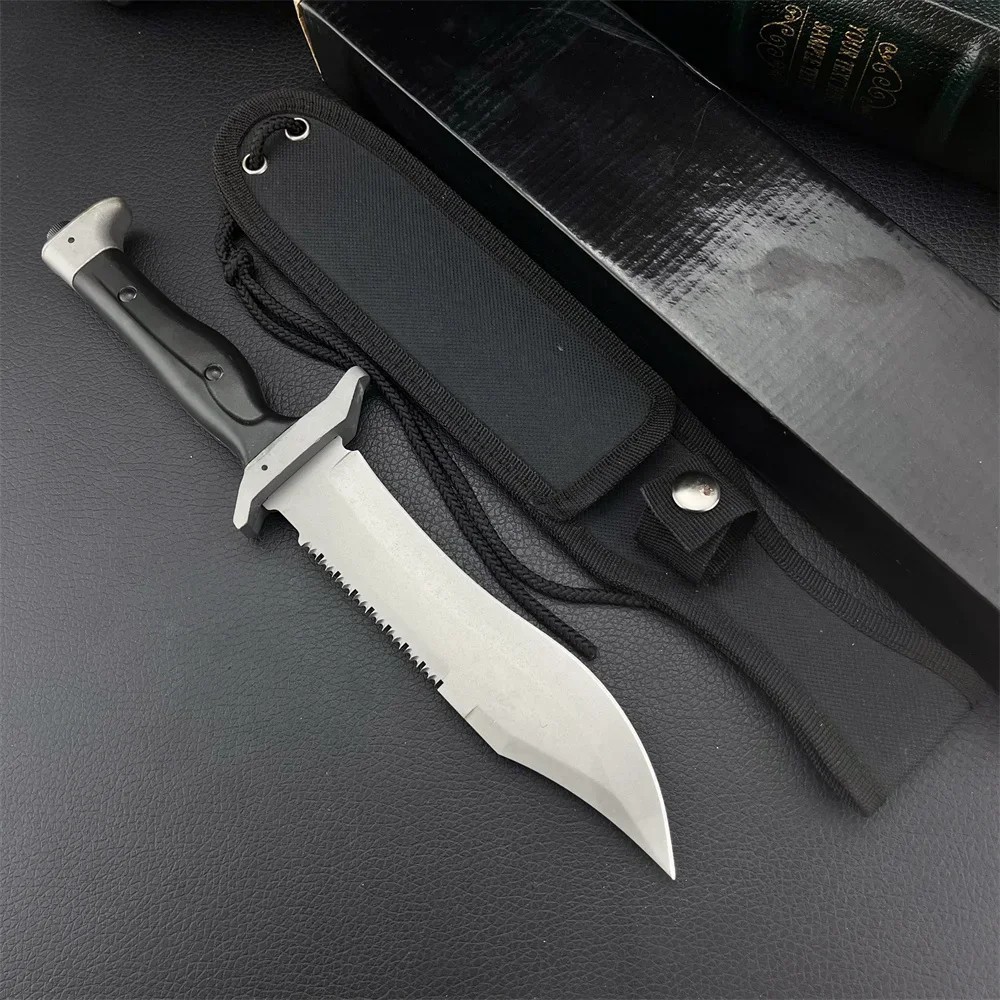 Bush Tactical Combat Survival Knife Fighting Bugout Emergency Fixed Blade Sharp
