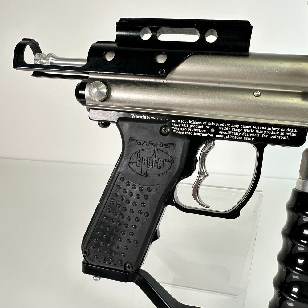 Spyder E-Marker Paintball Marker Gun Silver