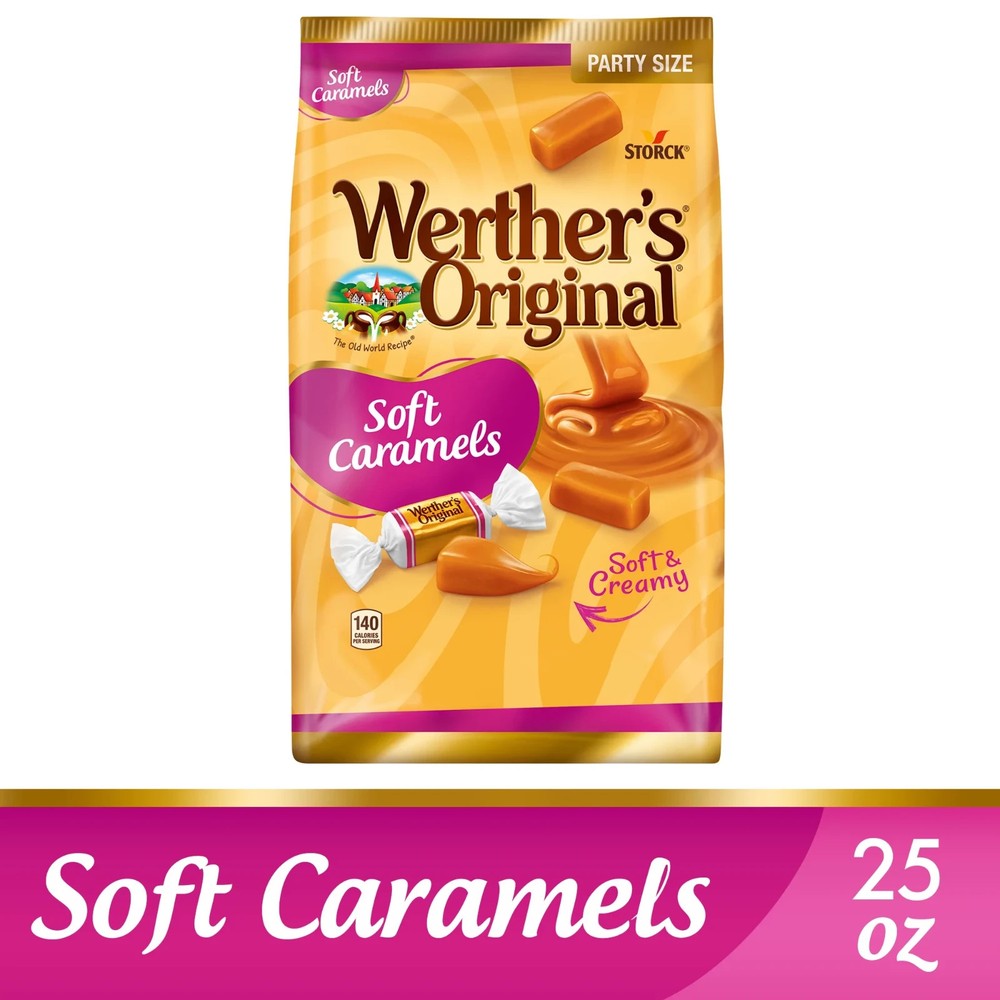 Werther's Original Hard Caramel Candy, 25 oz (2 Pack)