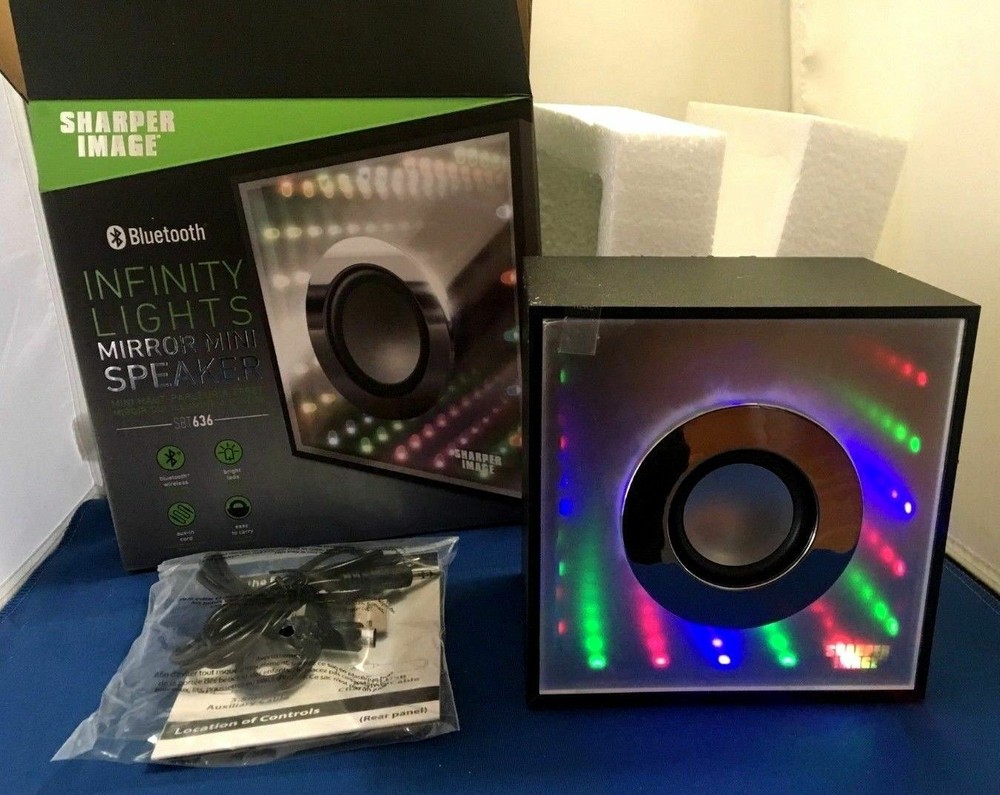 Wireless Bluetooth  Speaker  Infinity lights Mirror With 3d Coloful