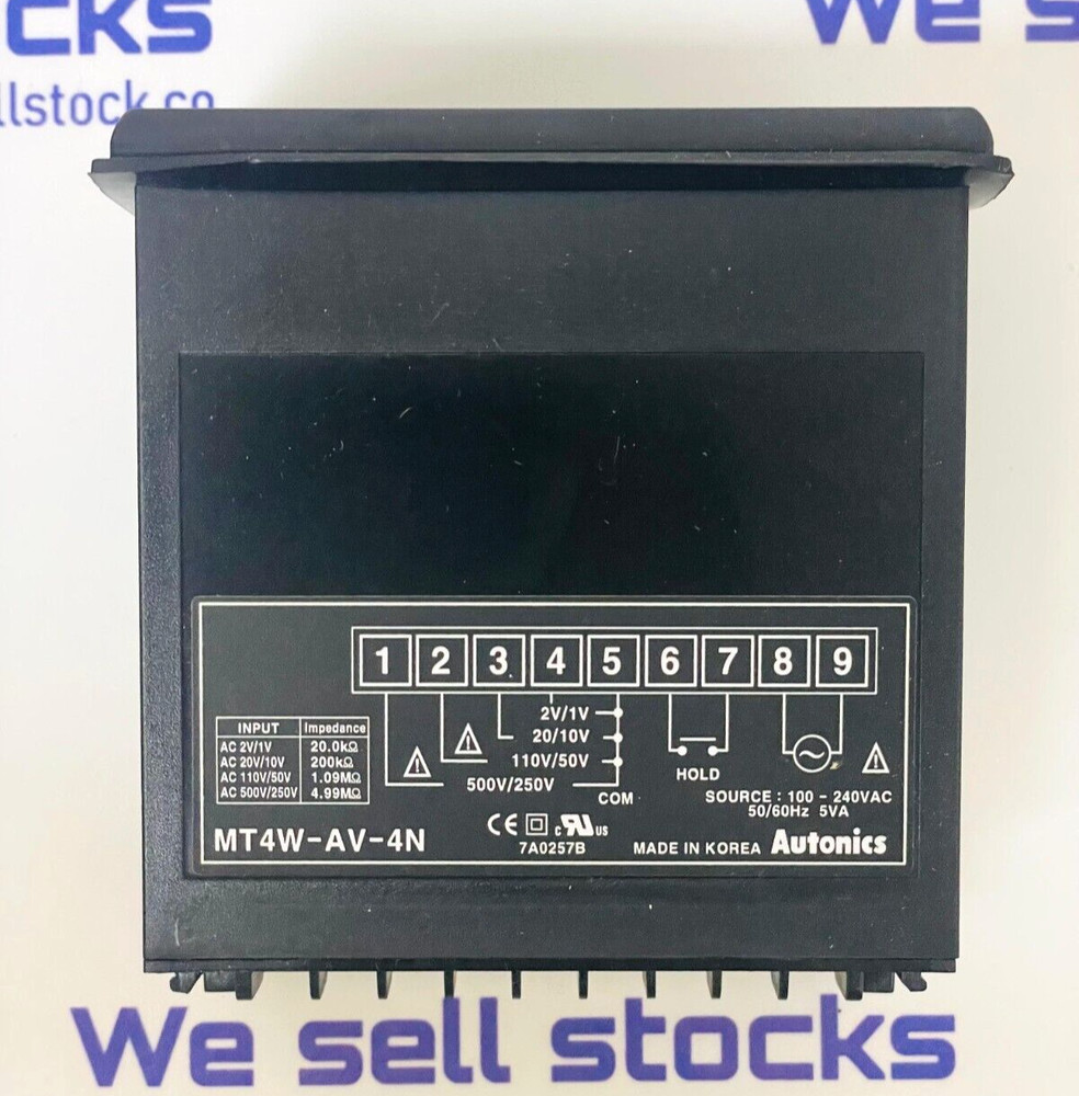 AUTONICS MT4W-AV-4N Digital Panel Meter