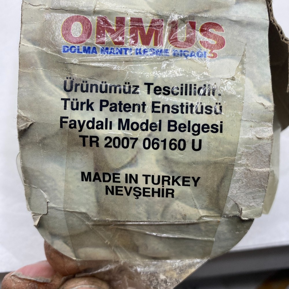 ONMUŞ DOLMA MANTI CUTTING KNIFE🔔