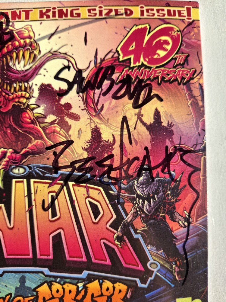 GWAR The Return of Gor Gor CD • SIGNED 3x by Blothar, Beefcake and Sawbone 🔥