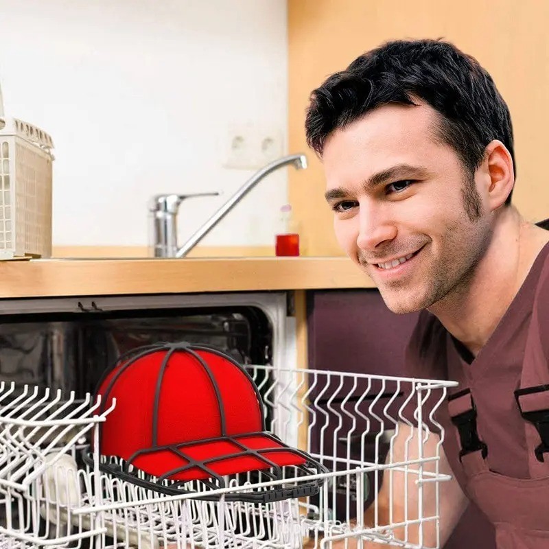 Hat Washer Baseball Cap Cleaner Protector Machine Washing Cage Cap Holder Frame