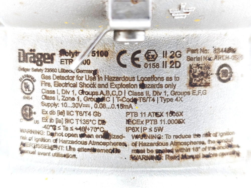 DRAGER POLYTRON 5000 GAS DETECTOR