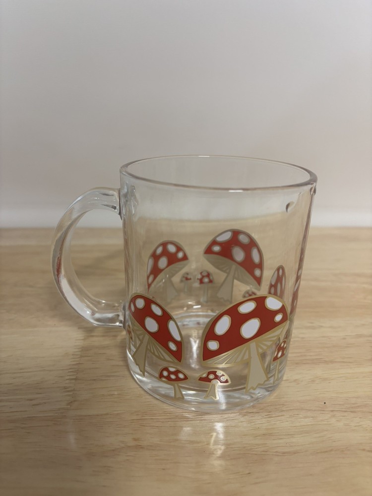 Glass Coffee Mushroom Mug