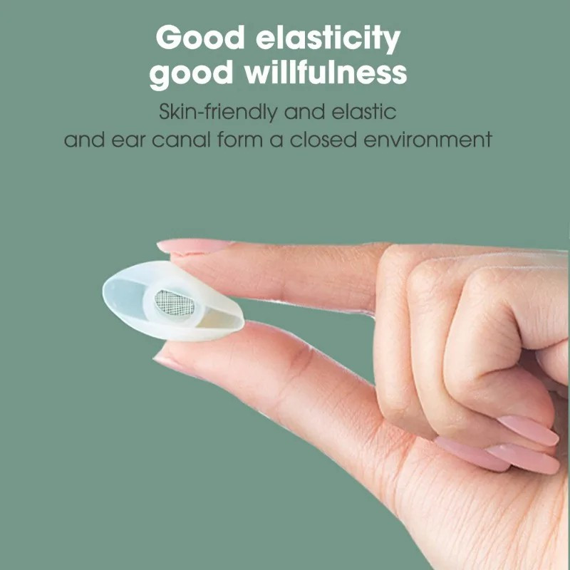 3 Replacement Eartips for AirPods Pro 1/2 Soft Silicone Rubber Earbuds in S/M/L